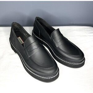 Hunter Black Waterproof Loafers